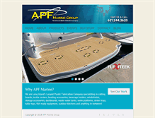 Tablet Screenshot of apfmarine.com